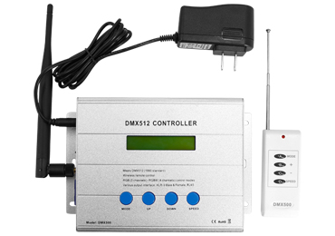 What options are available for DMX512 lighting fixture self-test program?
